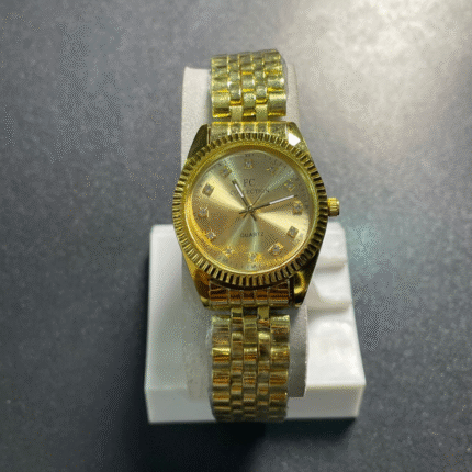 Luxury Golden FC Collection Quartz Wristwatch for Men